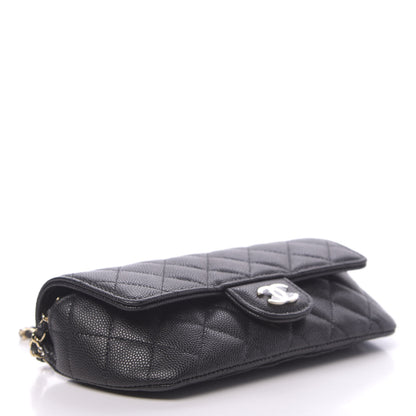Chanel Caviar Quilted Glasses Case With Chain Black 4 of 12