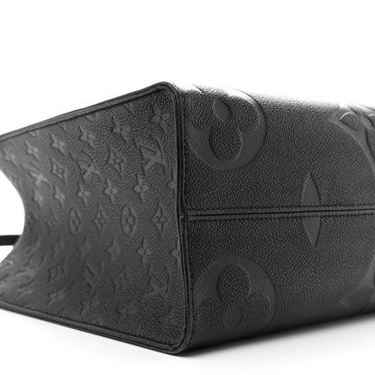 Louis Vuitton Empreinte Monogram Giant Onthego MM Black 8 of 13
