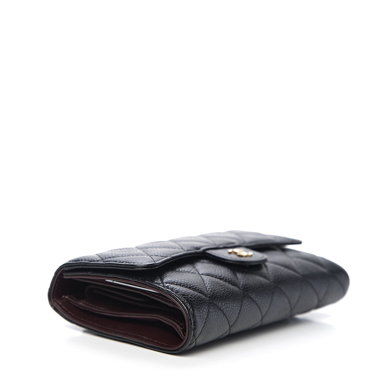 Chanel Caviar Quilted Large Flap Wallet Black 3 of 10