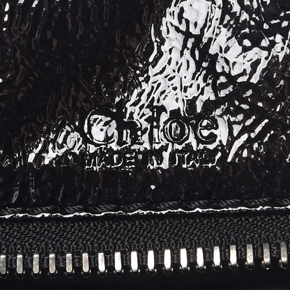 Chloe Crinkled Patent Betty Shoulder Bag Black 6 of 9