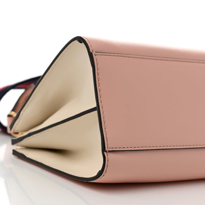 Gucci Nappa Bamboo Web Mini Nymphaea Top Handle Bag Perfect Pink Mystic White 10 of 15
