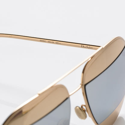 Christian Dior Split 1 Aviator Sunglasses Gold 6 of 7