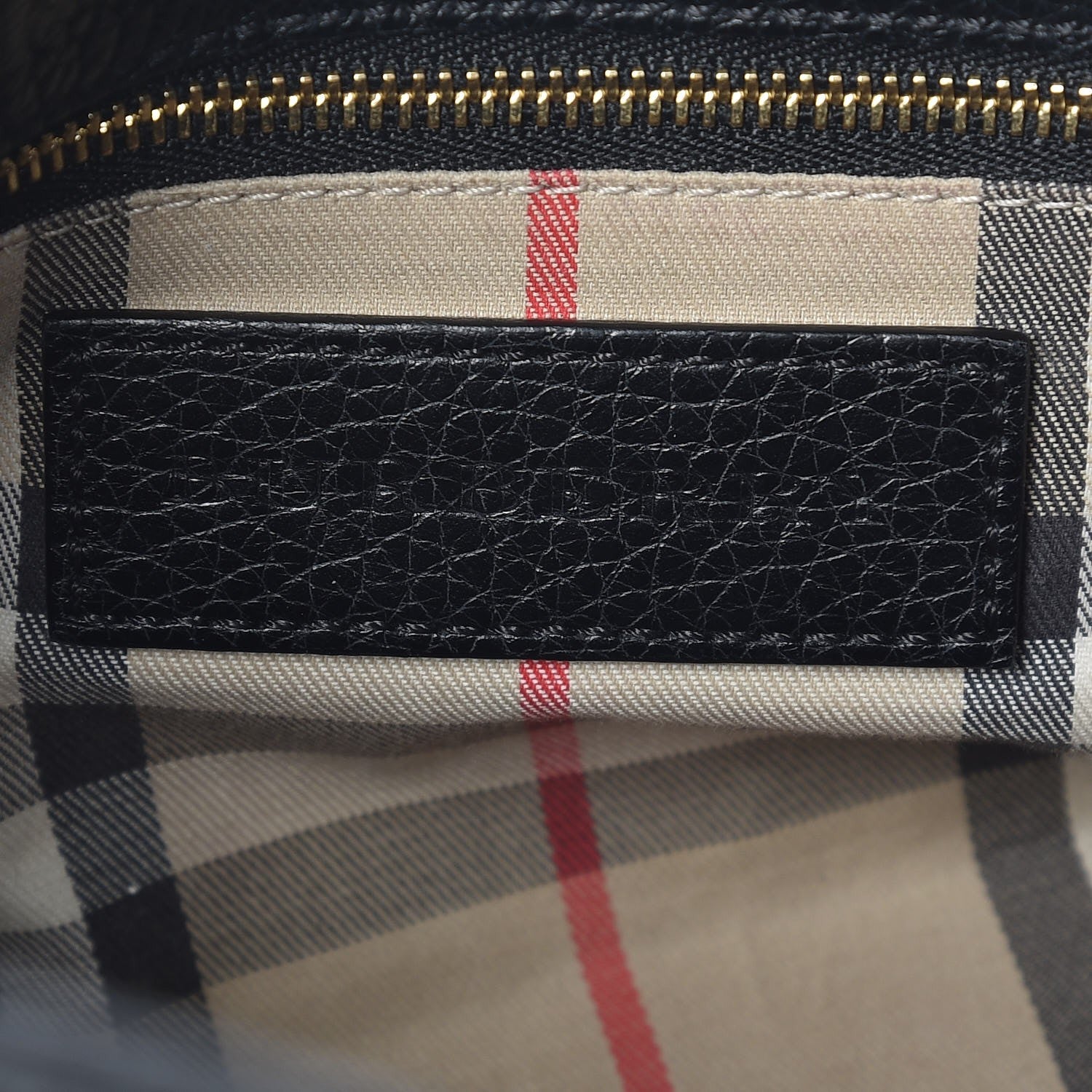 Burberry London Grainy Calfskin Small Leah Black 6 of 8