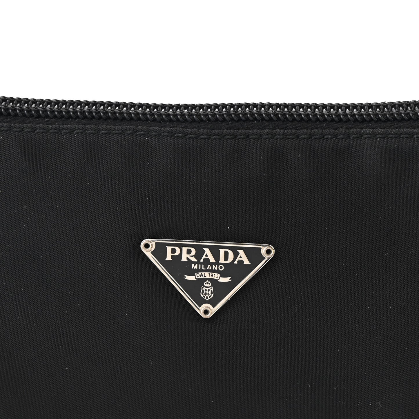 Tessuto Nylon Pochette Bag Black