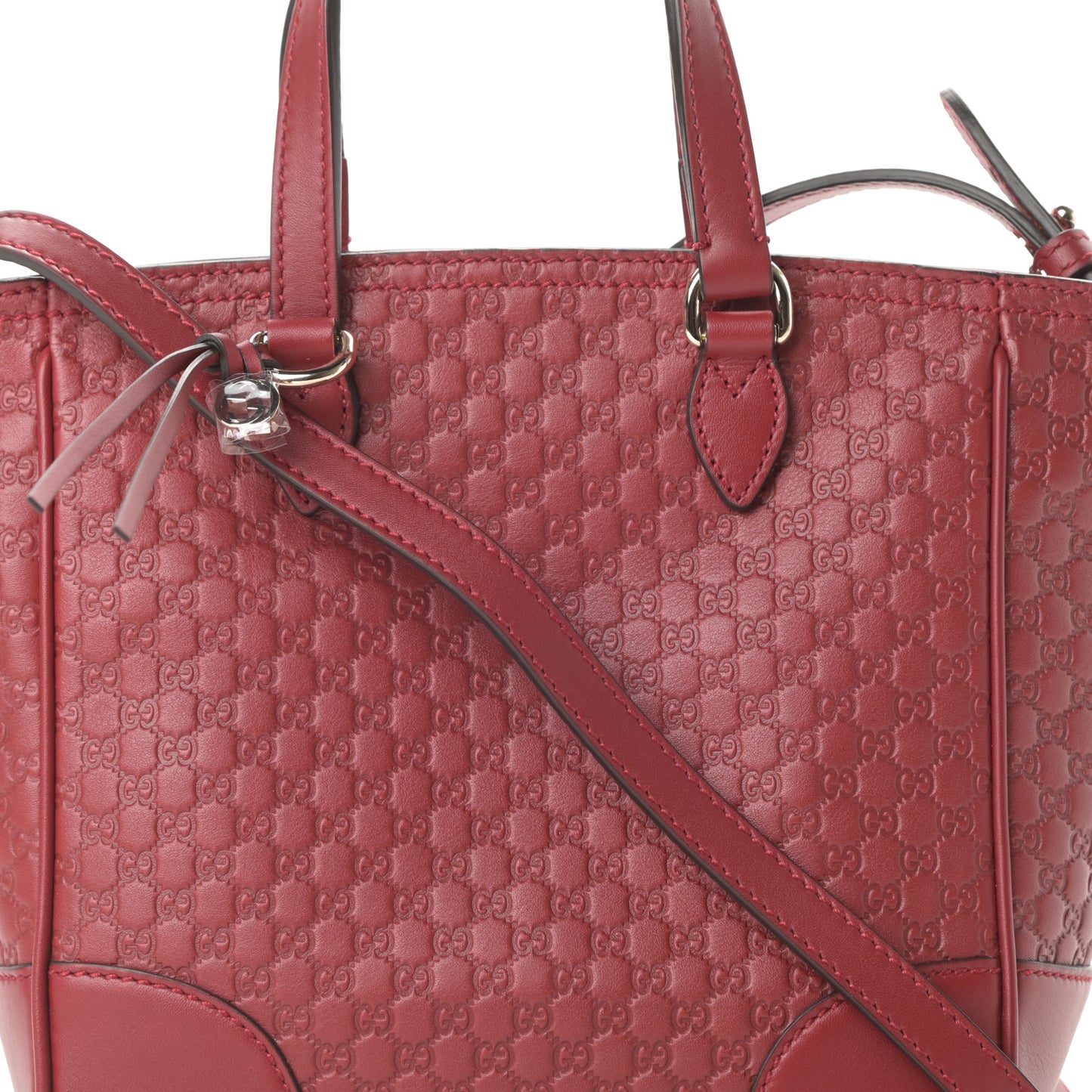 Microguccissima Small Bree Tote Red