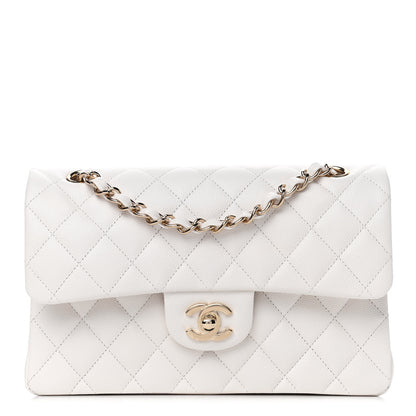 Chanel Caviar Quilted Small Double Flap White 1 of 4