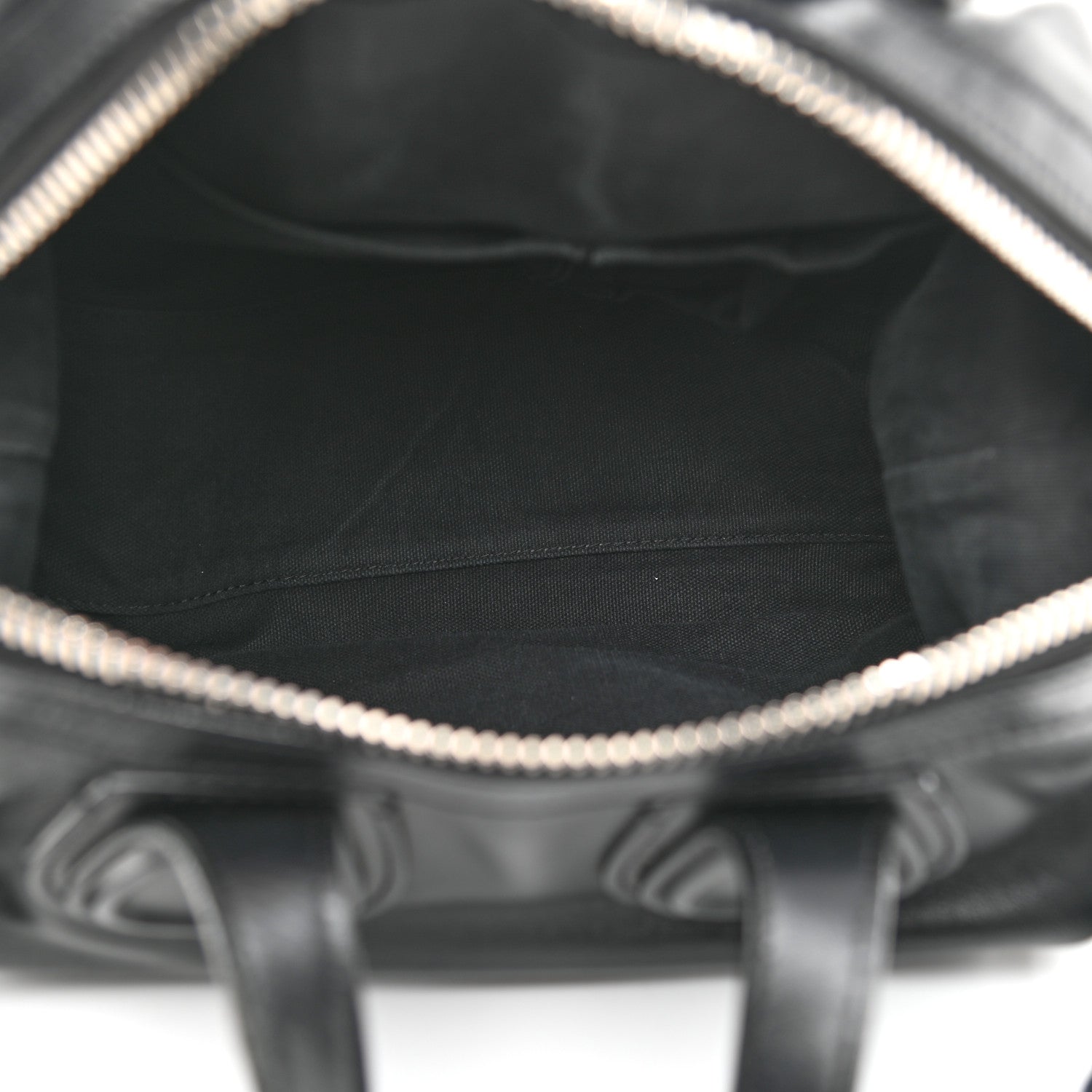 Givenchy Waxed Calfskin Medium Nightingale Logo Strap Black 5 of 11