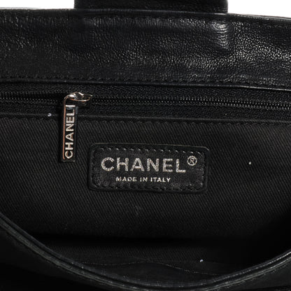 Chanel Leather Diamond Stitch Flap Black 6 of 8