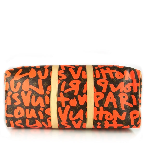 Monogram Graffiti Keepall 50 Orange