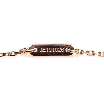 Van Cleef & Arpels 18K Rose Gold Carnelian Sweet Alhambra Pendant Necklace 6 of 6