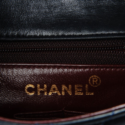 Chanel Lambskin Quilted Small Flap Navy 7 of 8