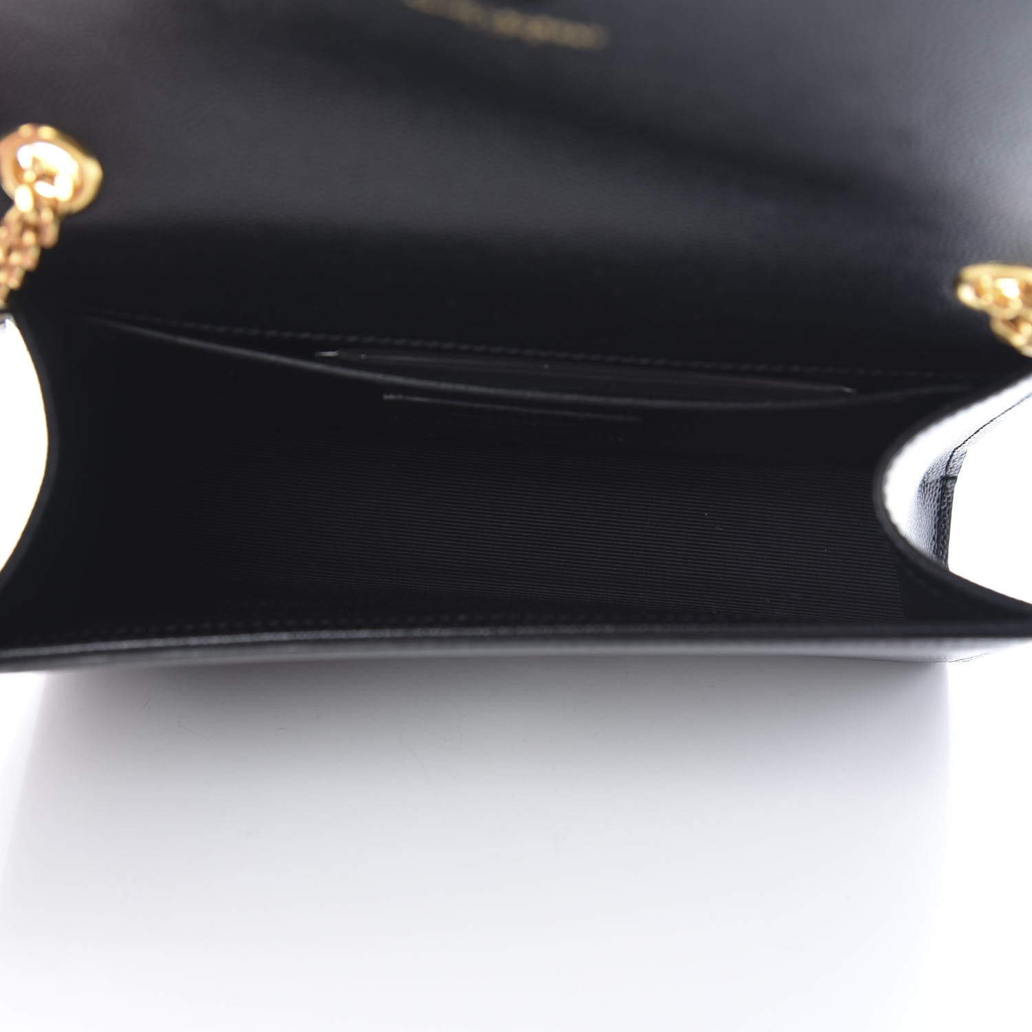 Saint Laurent Grain De Poudre Small Monogram Kate Satchel Black 5 of 10
