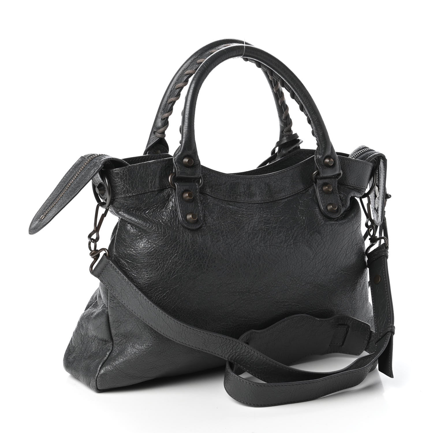 Balenciaga Agneau Classic Hardware Town Gris Fossile 3 of 10