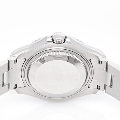 Rolex Stainless Steel Platinum 35mm Yacht-Master Watch Silver 168622 4 of 4