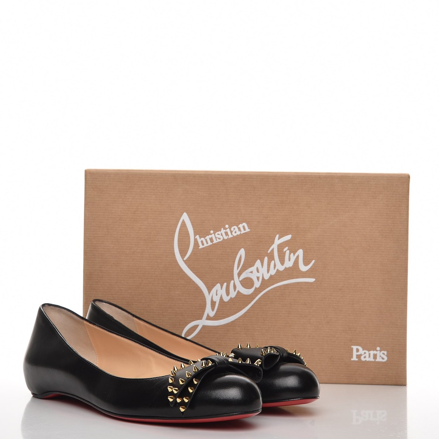 Nappa Ballalarina Flats 37 Black