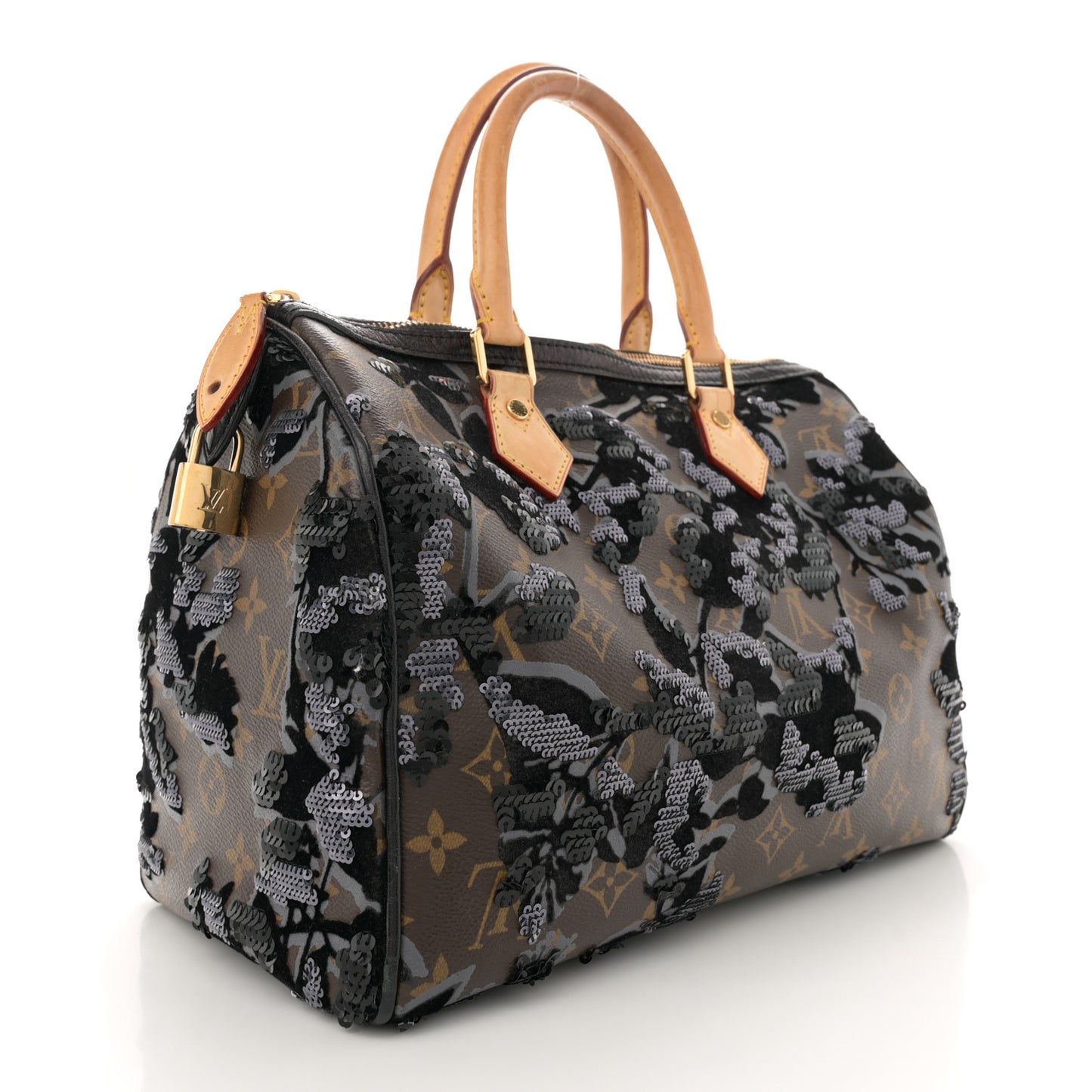 Monogram Fleur De Jais Sequins Speedy 30