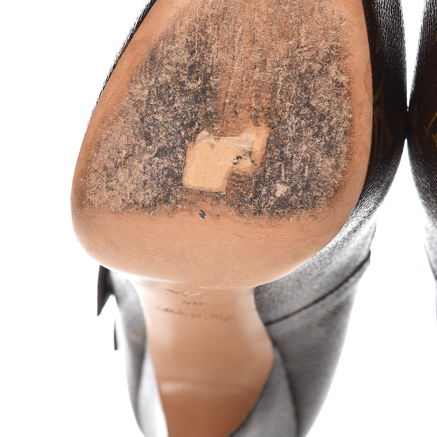 Louis Vuitton Patent Monogram Ritual Fetish Platform Pumps 40 12 of 13