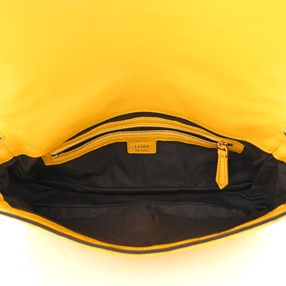 Fendi Nappa FF 1974 Embossed Baguette Mimosa 5 of 10