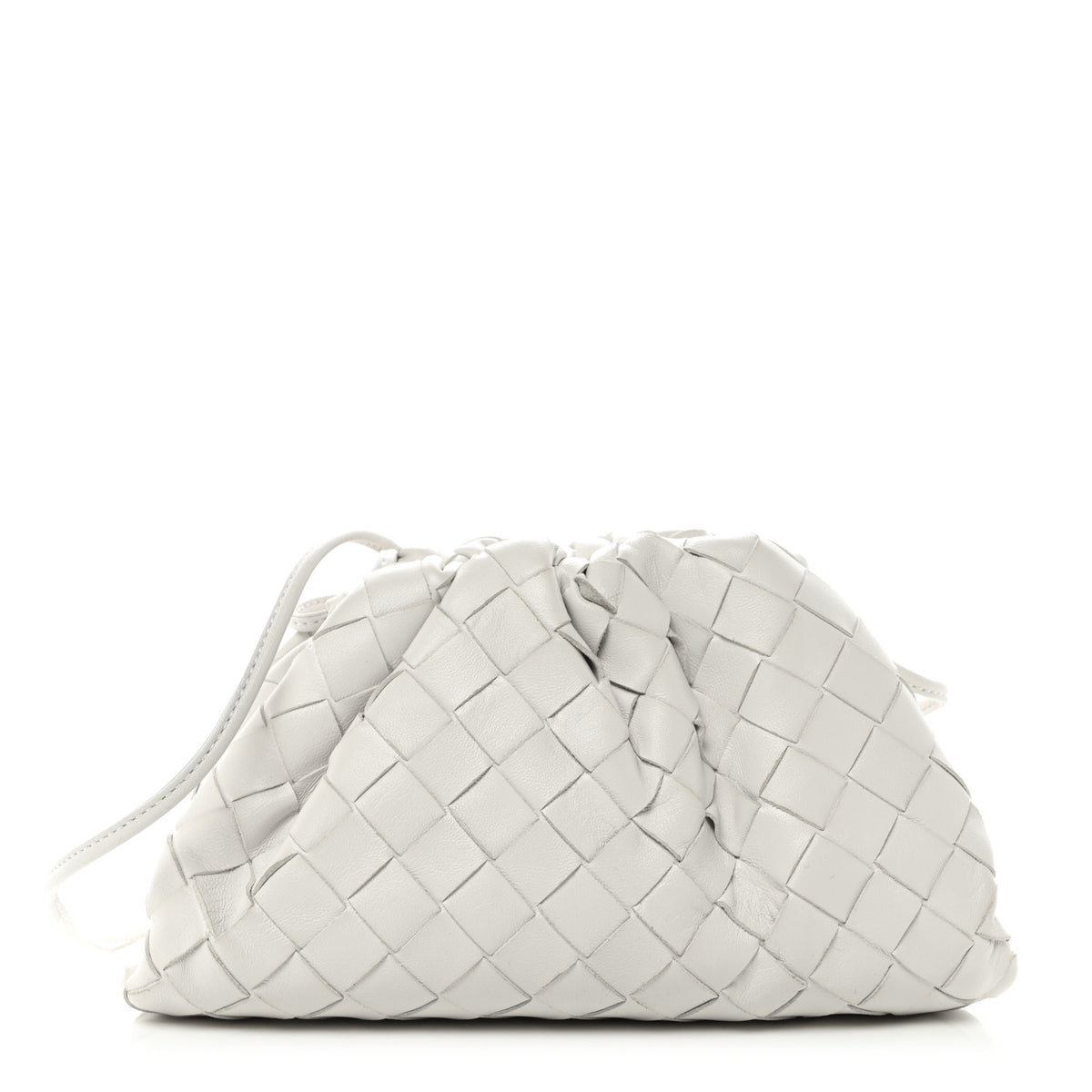 Bottega Veneta Nappa Intrecciato The Mini Pouch Chalk 1 of 11