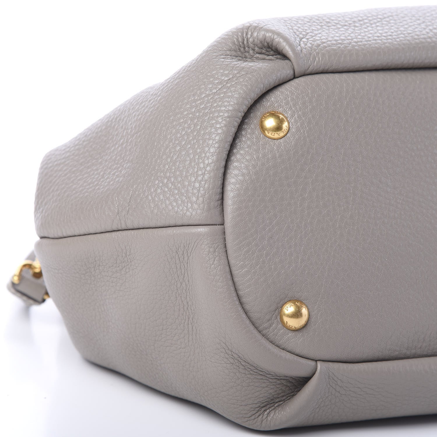 Prada Vitello Daino Shoulder Bag Argilla 8 of 9