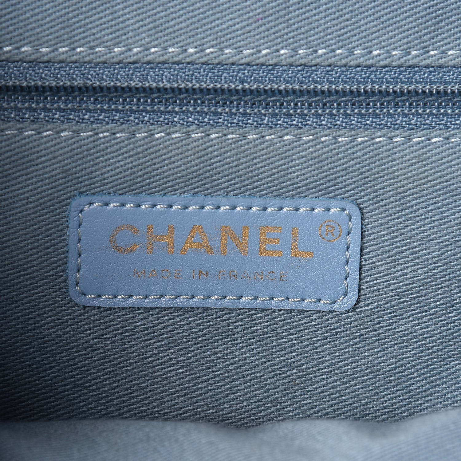 Chanel Caviar Quilted Business Affinity Backpack Light Blue 6 of 14