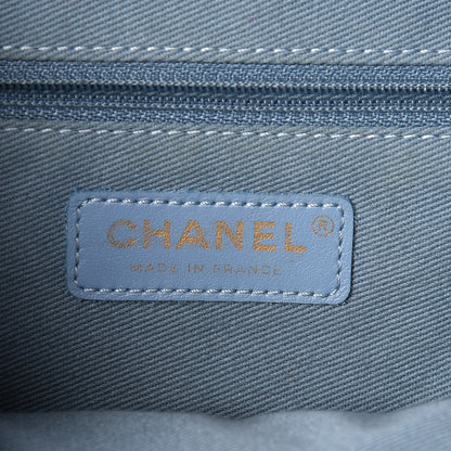 Chanel Caviar Quilted Business Affinity Backpack Light Blue 6 of 14