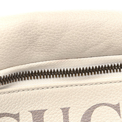 Gucci Grained Calfskin Logo Belt Bag White 10 of 11