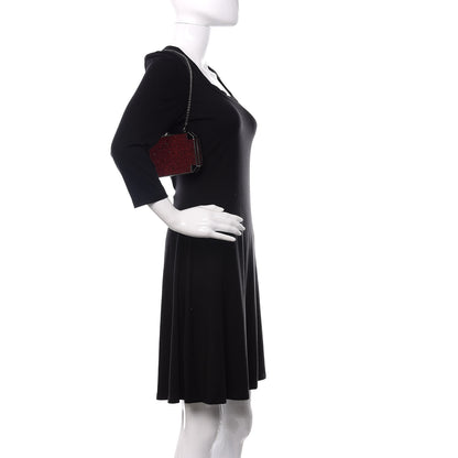 Judith Leiber Crystal Minaudiere Clutch Crimson 2 of 9