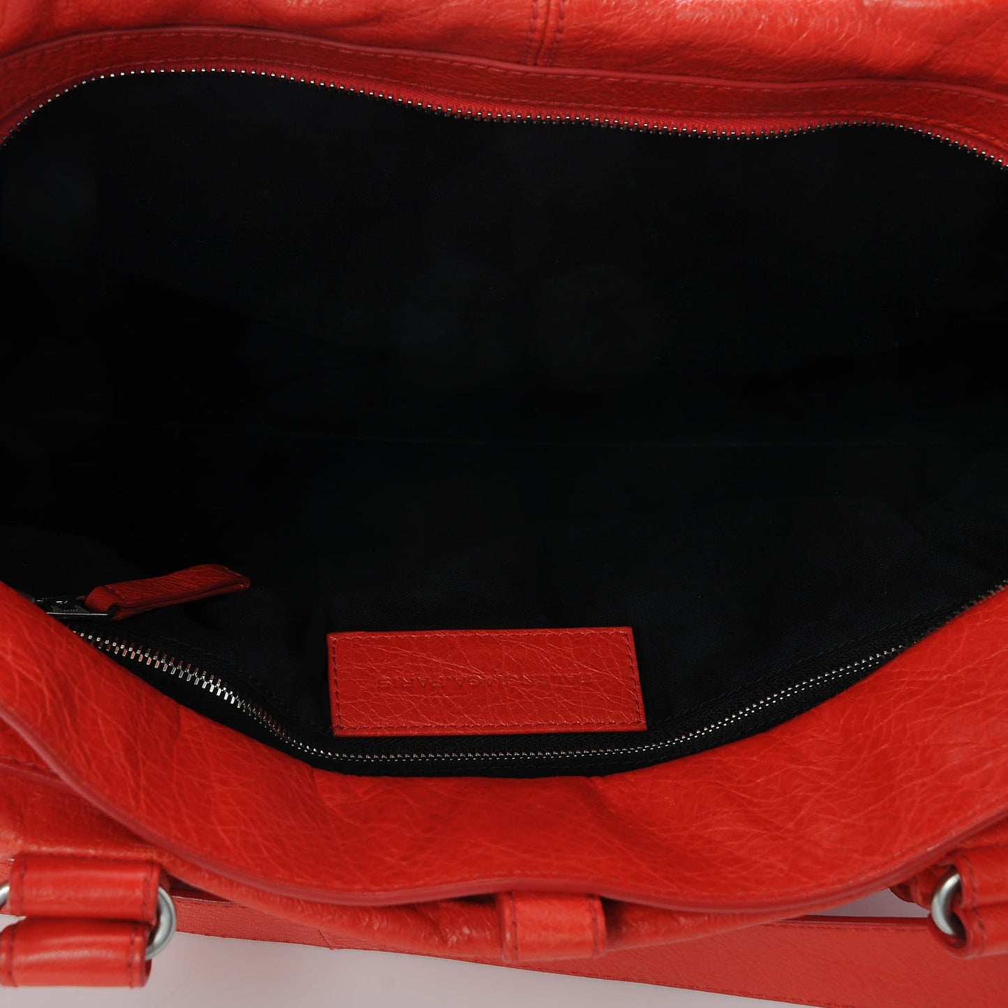 Agneau Classic Hardware Small Squash Duffel Bag Rouge Braise
