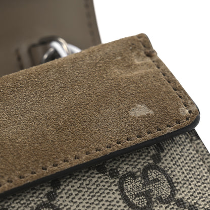 Gucci GG Supreme Monogram Super Mini Dionysus Shoulder Bag Taupe 12 of 12