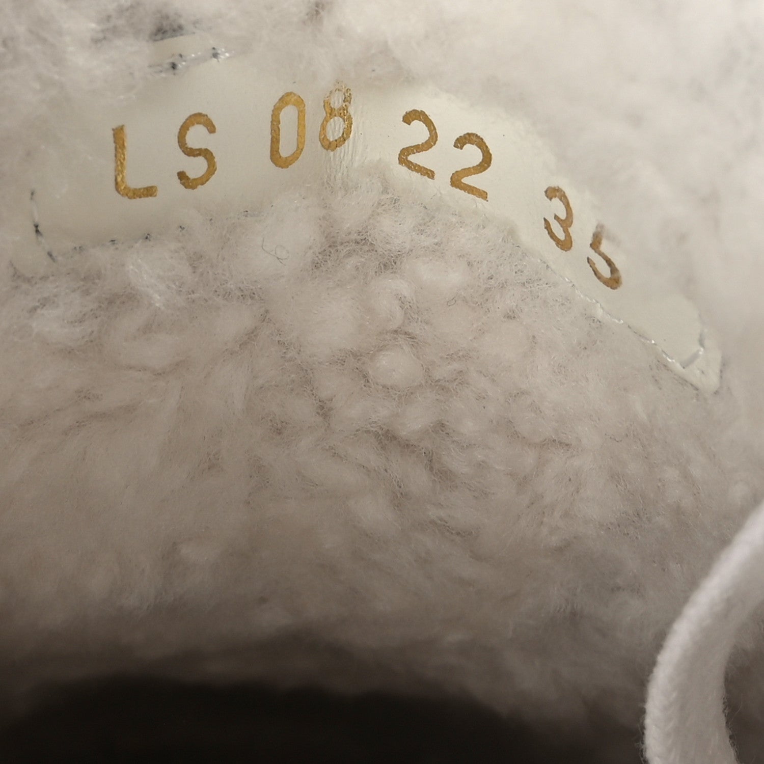 Christian Dior Calfskin Sherpa Womens Walk'n' Dior Star Sneakers