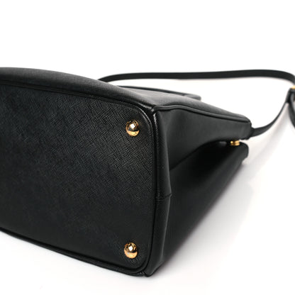 Prada Saffiano Medium Galleria Double Zip Tote Black 8 of 8