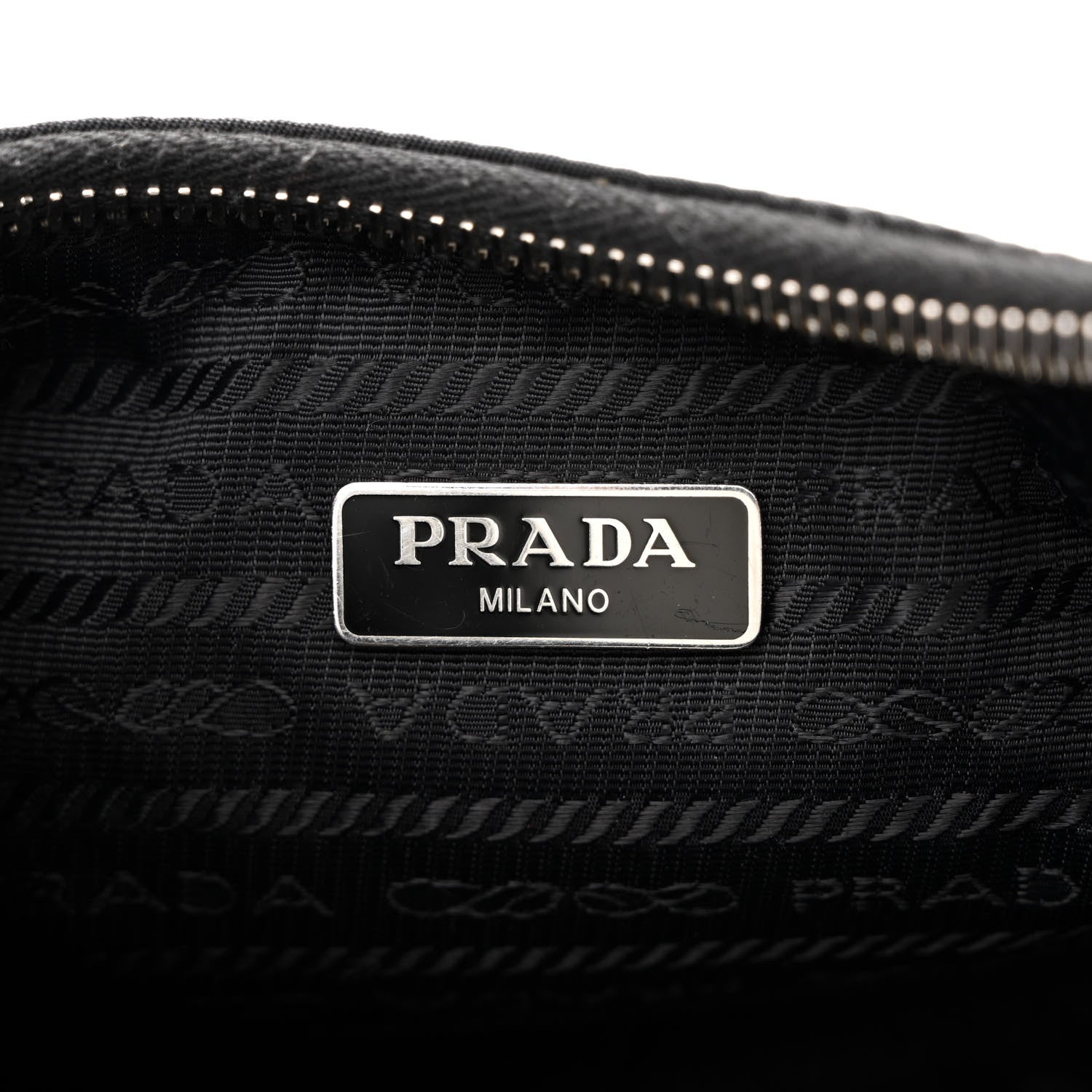 Prada Tessuto Nylon Saffiano Mini Re-Edition 2005 Bag Black 5 of 10
