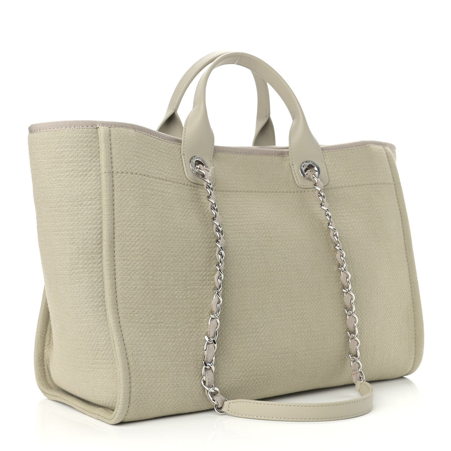 Mixed Fibers Medium Deauville Tote Grey