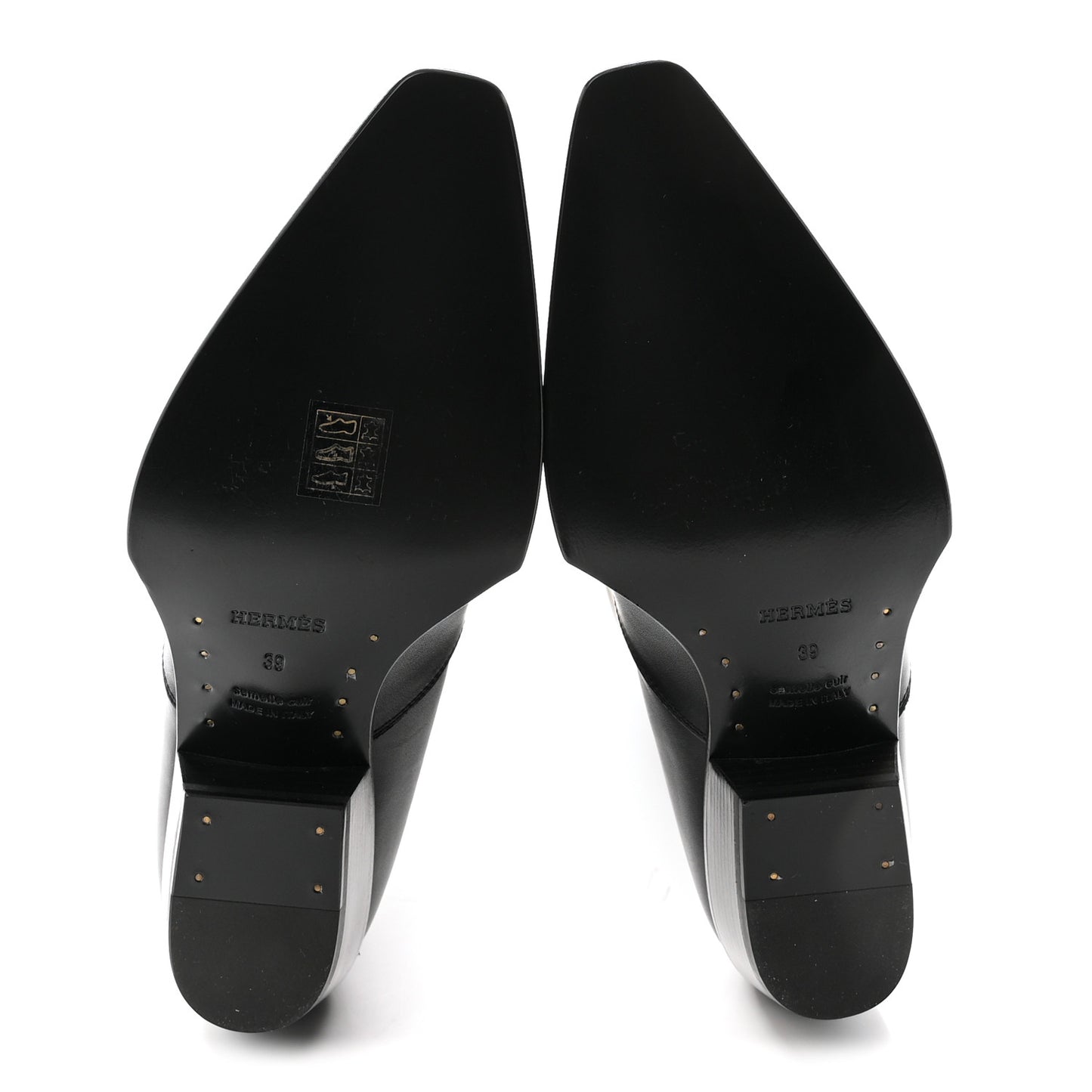 Calfskin Folk 35 Boots 39 Black