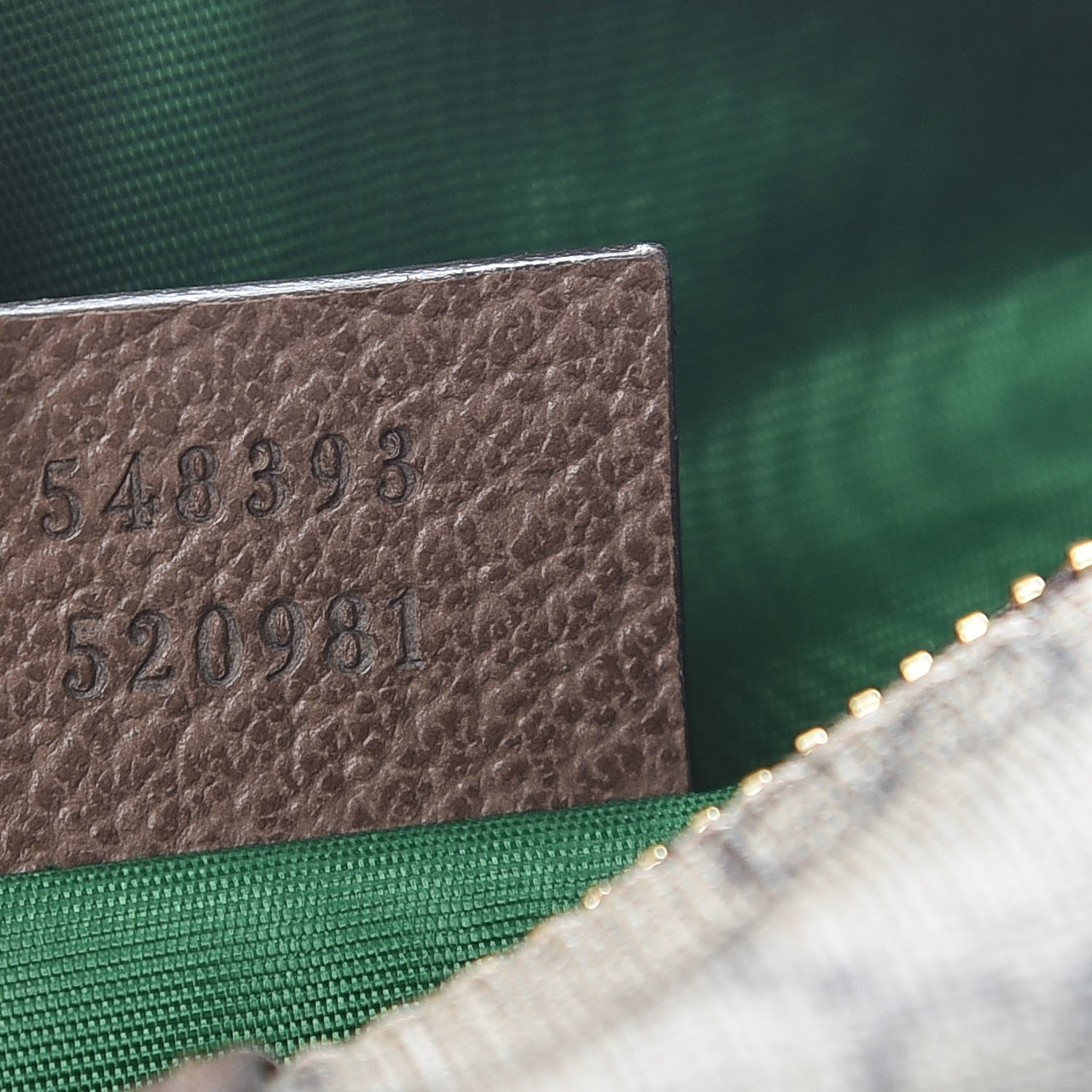 Gucci Soft GG Supreme Monogram Calfskin Medium Ophidia Cosmetic Case Beige Ebony New Acero 7 of 9