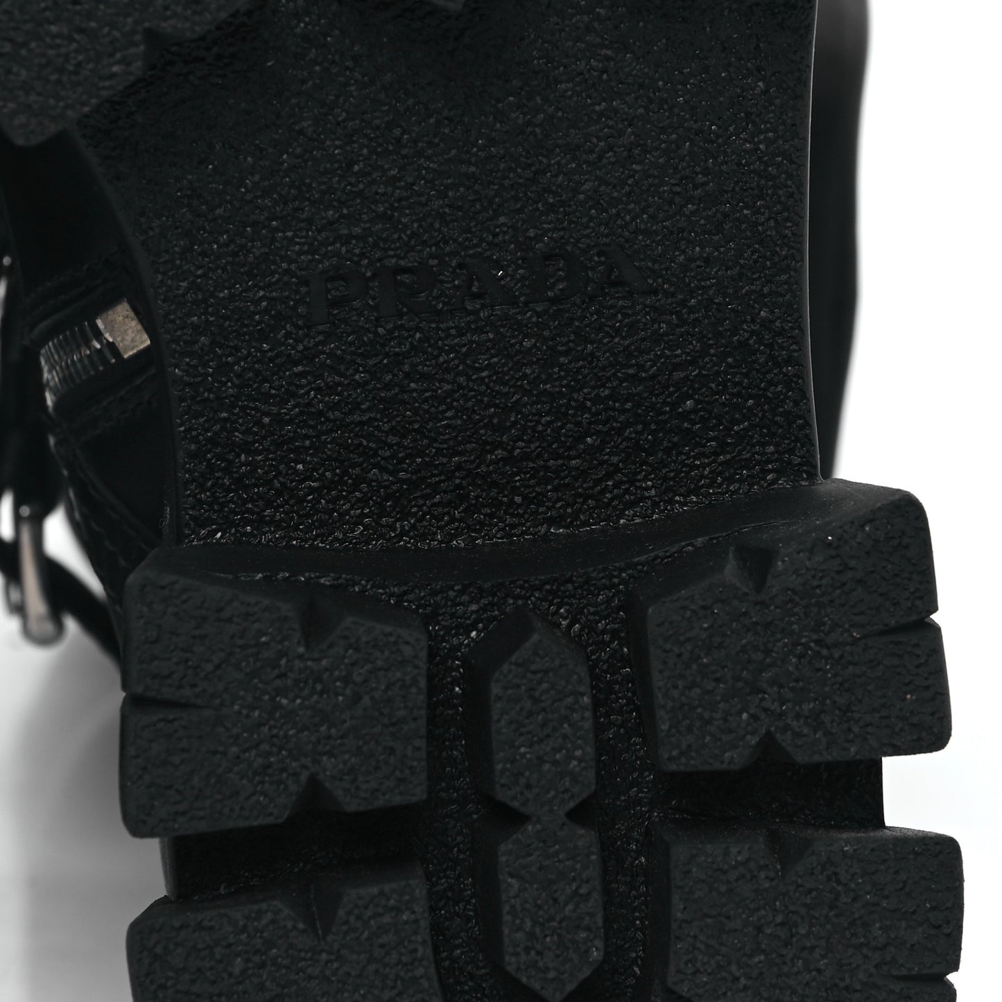 Spazzolato Rois Re-Nylon Metal Triangle Logo Monolith Pouch Pocket 55mm Tall Combat Boots 39.5 Black