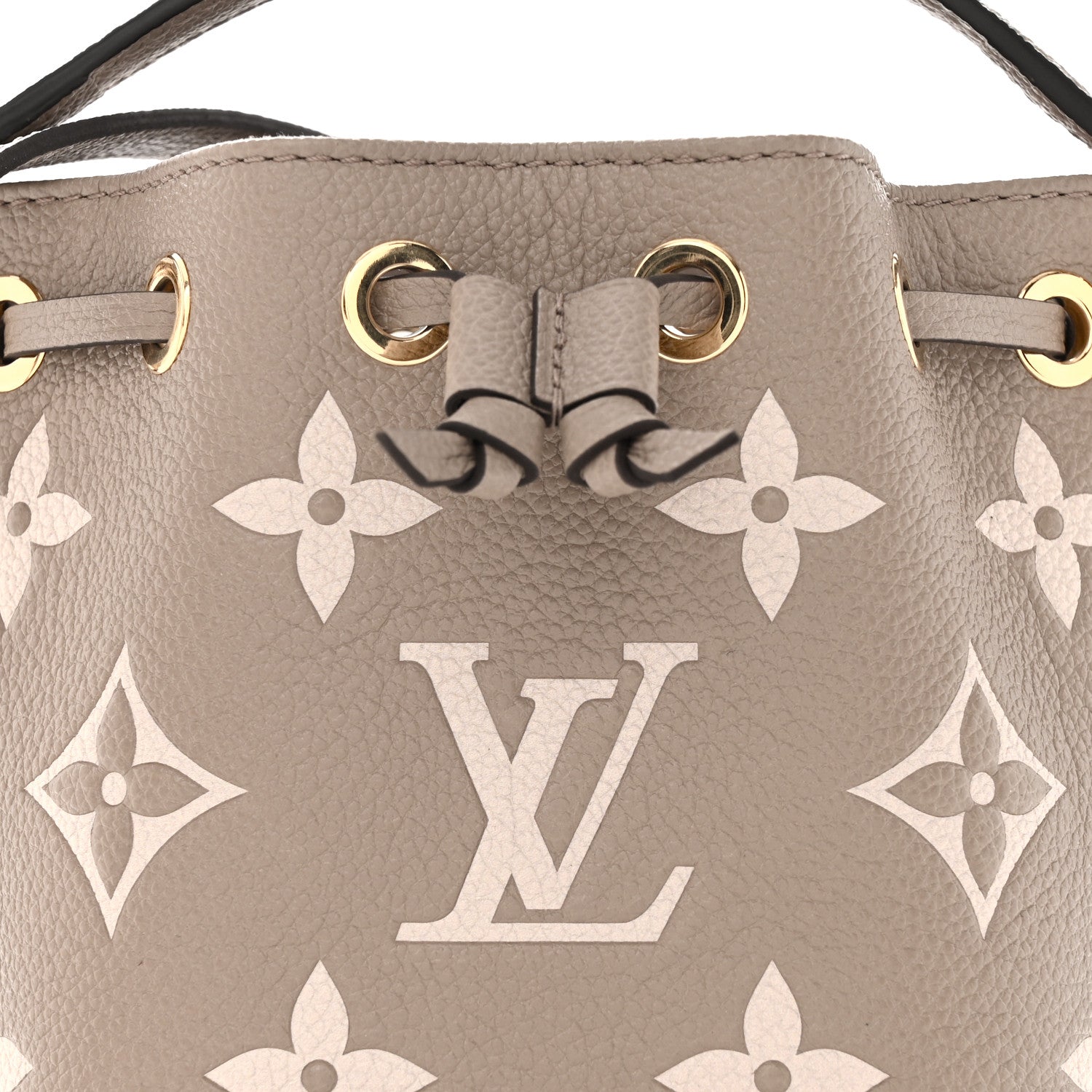 Louis Vuitton Empreinte Monogram Giant Nano Noe Tourterelle Creme 7 of 10