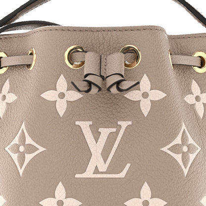 Louis Vuitton Empreinte Monogram Giant Nano Noe Tourterelle Creme 7 of 10