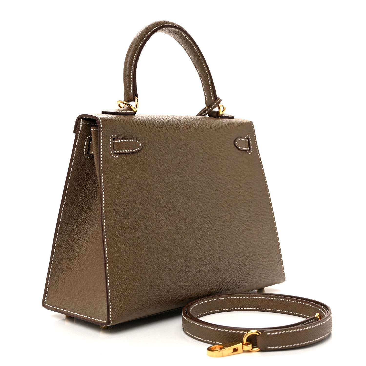 Hermes Epsom Kelly Sellier 25 Etoupe 3 of 13