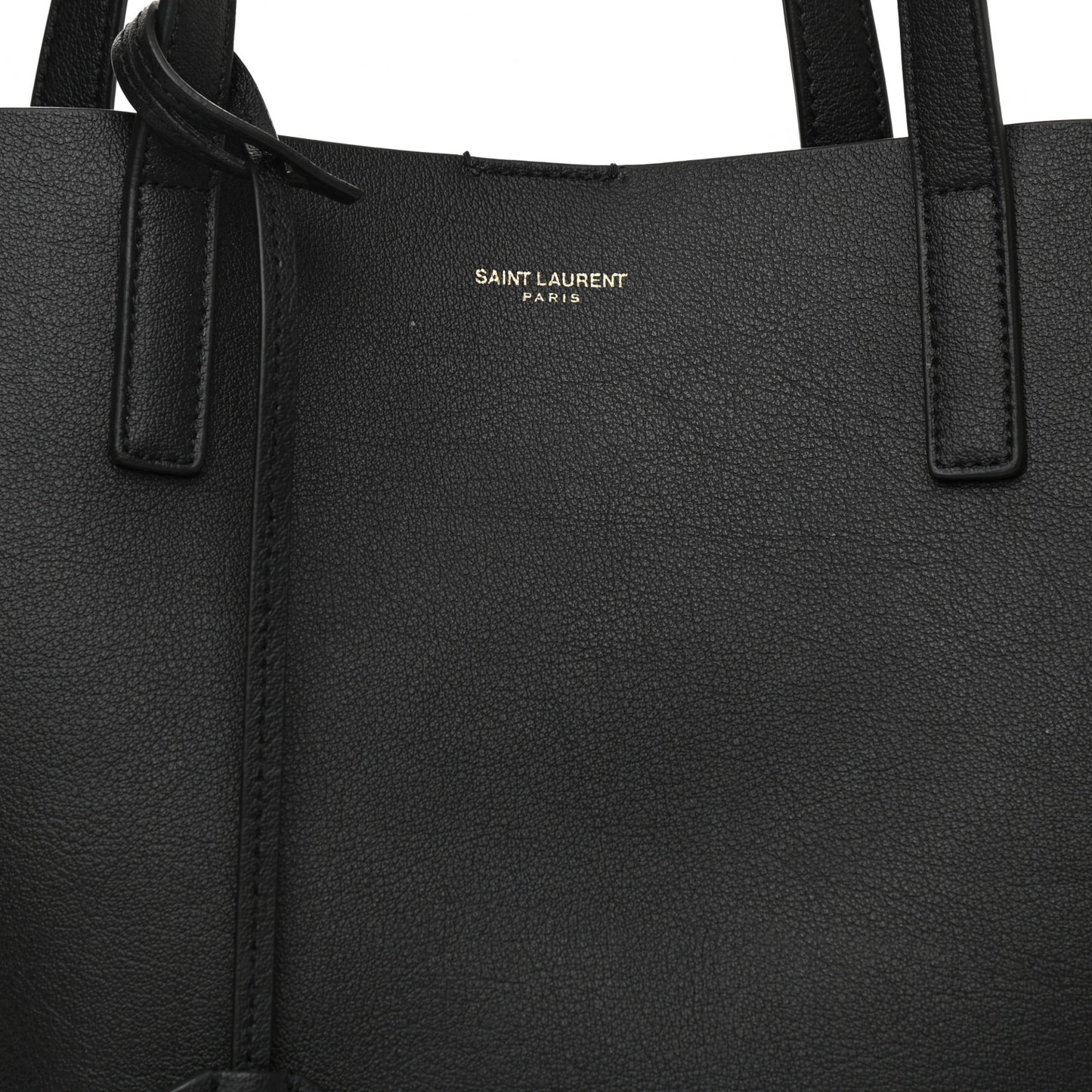 Calfskin Large Shopping Tote Black