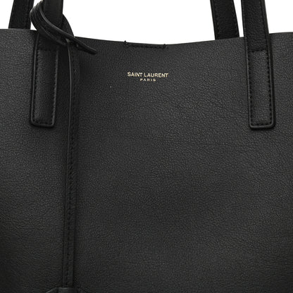 Saint Laurent Calfskin Large Shopping Tote Black 9 of 11