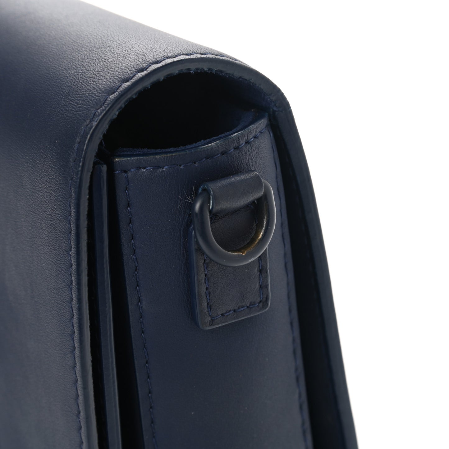 Ultra Matte Calfskin Dio(r)evolution Flap Bag Navy