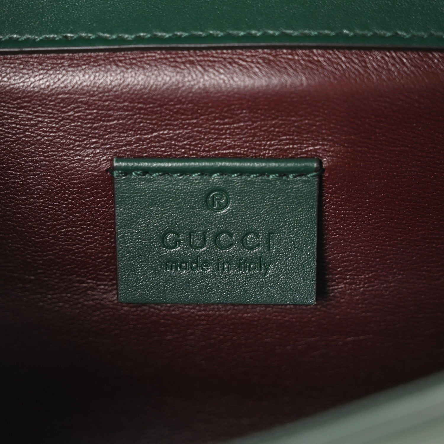Gucci Smooth Calfskin Mini Zumi Shoulder Bag Vintage Green 6 of 10