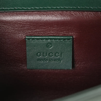 Gucci Smooth Calfskin Mini Zumi Shoulder Bag Vintage Green 6 of 10