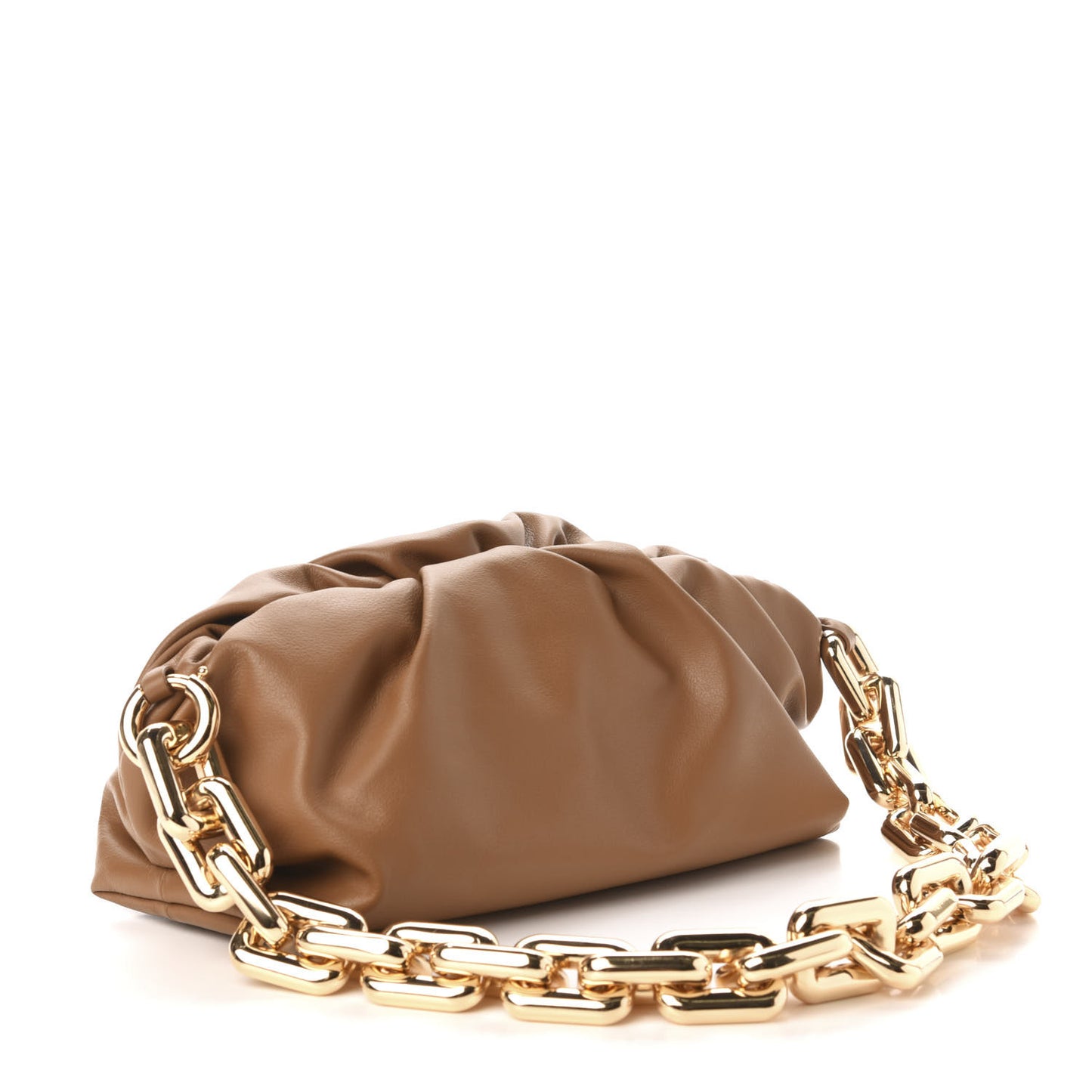 Calfskin The Pouch Chain Moutarde