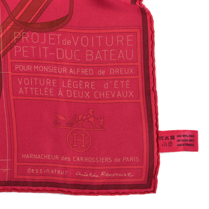 Hermes Silk Dip Dye Project de Voiture Petit Duc Bateau Scarf 90 3 of 3