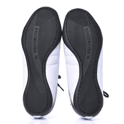 Balenciaga Polyurethane Womens Zen Sneakers 36 White Black 5 of 8