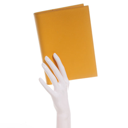Hermes Epsom Globe Trotter Agenda Cover PM with Refill Jaune 2 of 8