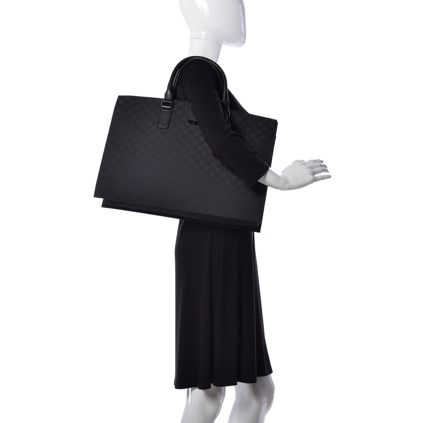Nylon Monogram Executive Bag Black